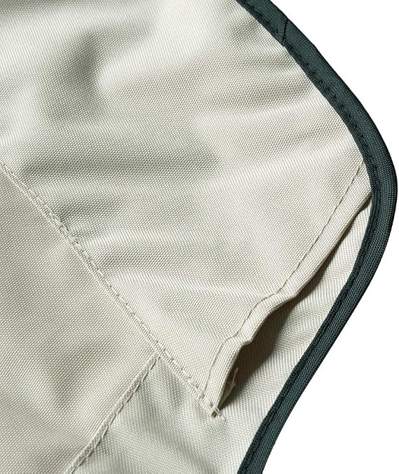 MSC 600D Canopy Canvas Replacement Without Poles (Beige, Fits 6'Lx61-66 W 3 Bow Bimini Top)