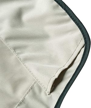 MSC 600D Canopy Canvas Replacement Without Poles (Beige, Fits 6'Lx61-66 W 3 Bow Bimini Top)