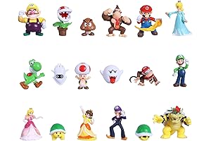 Super Mario Themed Birthday Cake Topper Set