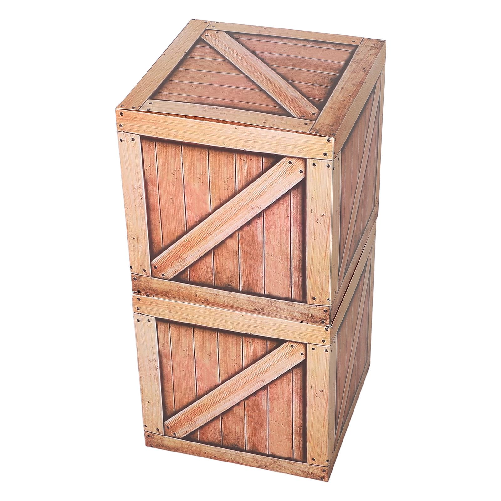 Cajas de cartón temáticas para fiestas infantiles de vaqueros y decoración de cumpleaños rústicos