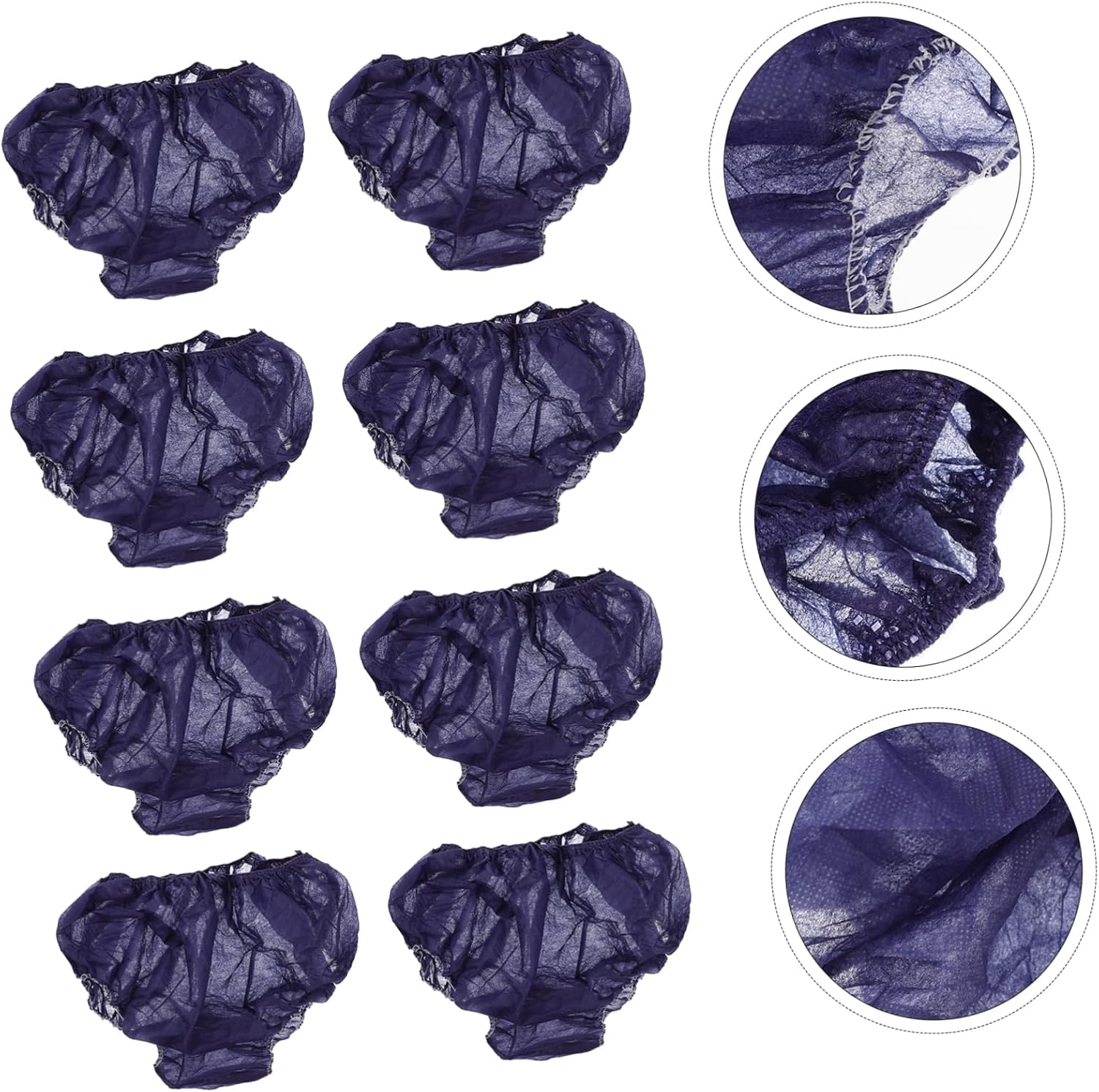 25pcs Disposable Spa Panties for Women Comfortable Non-woven Underwear for Travel and Postpartum Care Dark Disposable Underwear for Spa and Beauty Treatments
