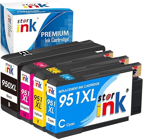 Miniatura 1 de Starink 950XL 951XL - Cartuchos de tinta de repuesto para HP 950 951 compatible con impresora OfficeJet Pro 8600 Plus 8610 8620 8625 8630 8615 8100