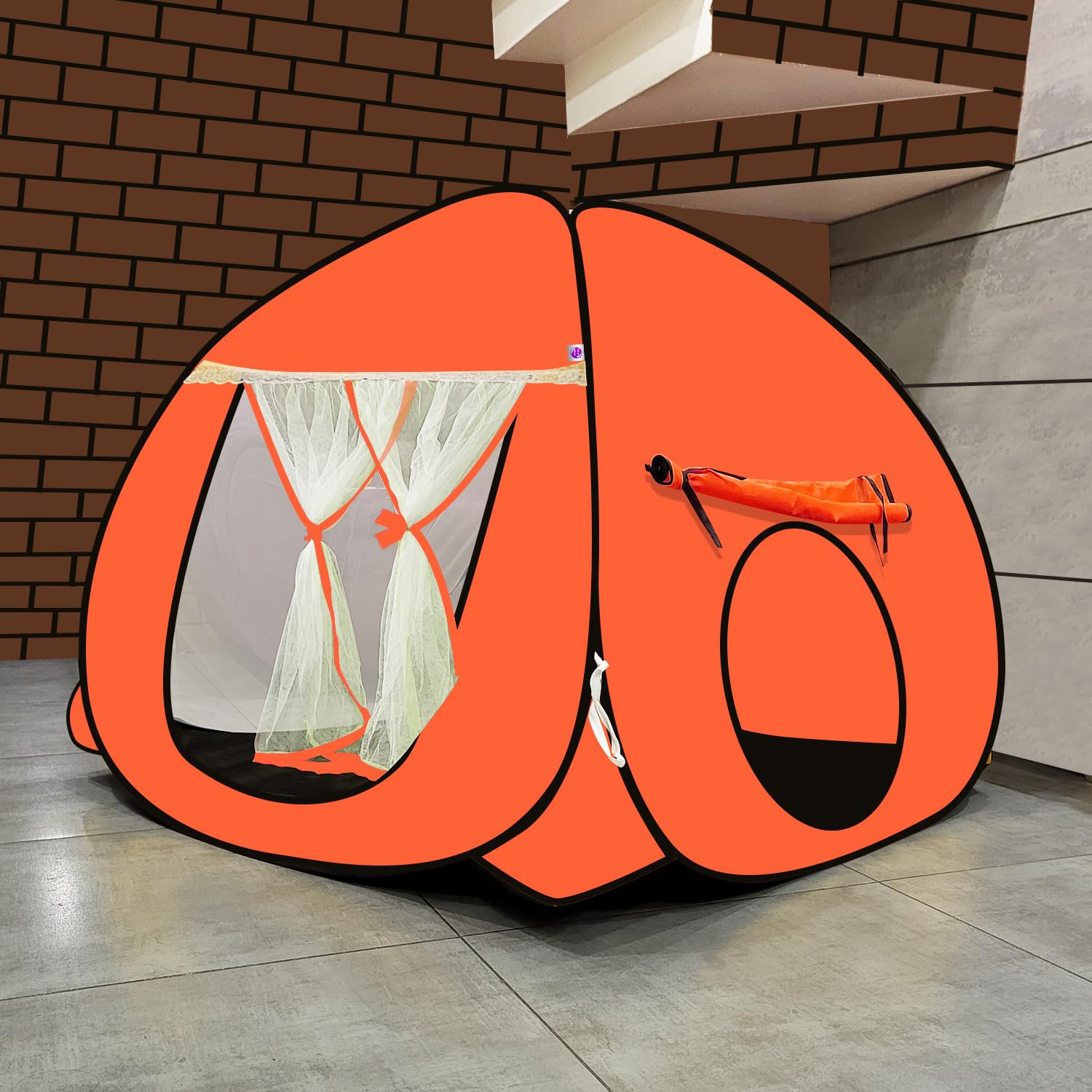 Foldable Play Tent House Big Size for Girl Boys with Planet -12