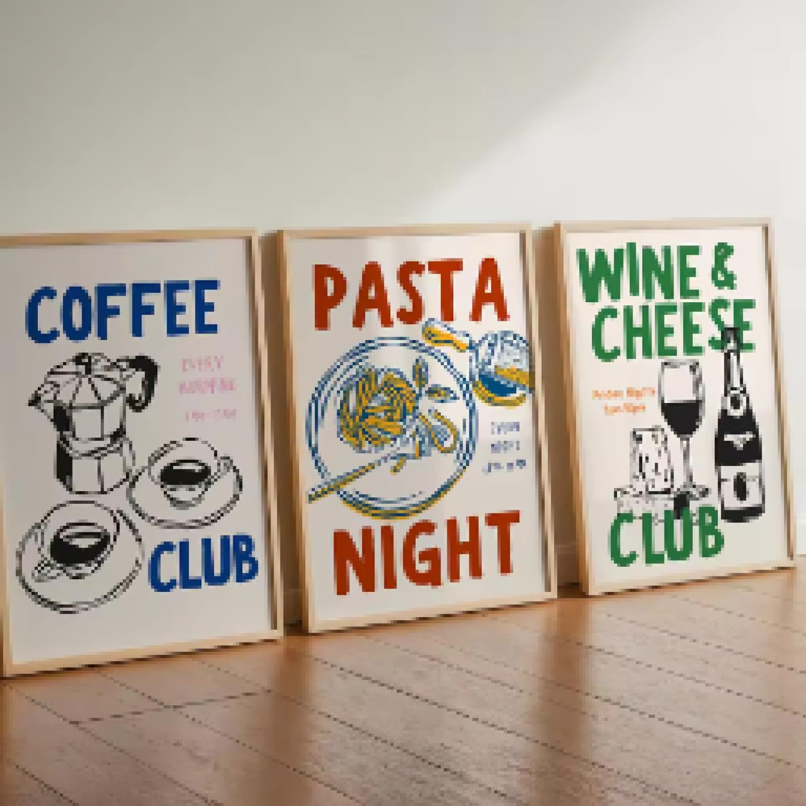 Affiches de cuisine vintage pour relooker un espace repas pâtes - 8