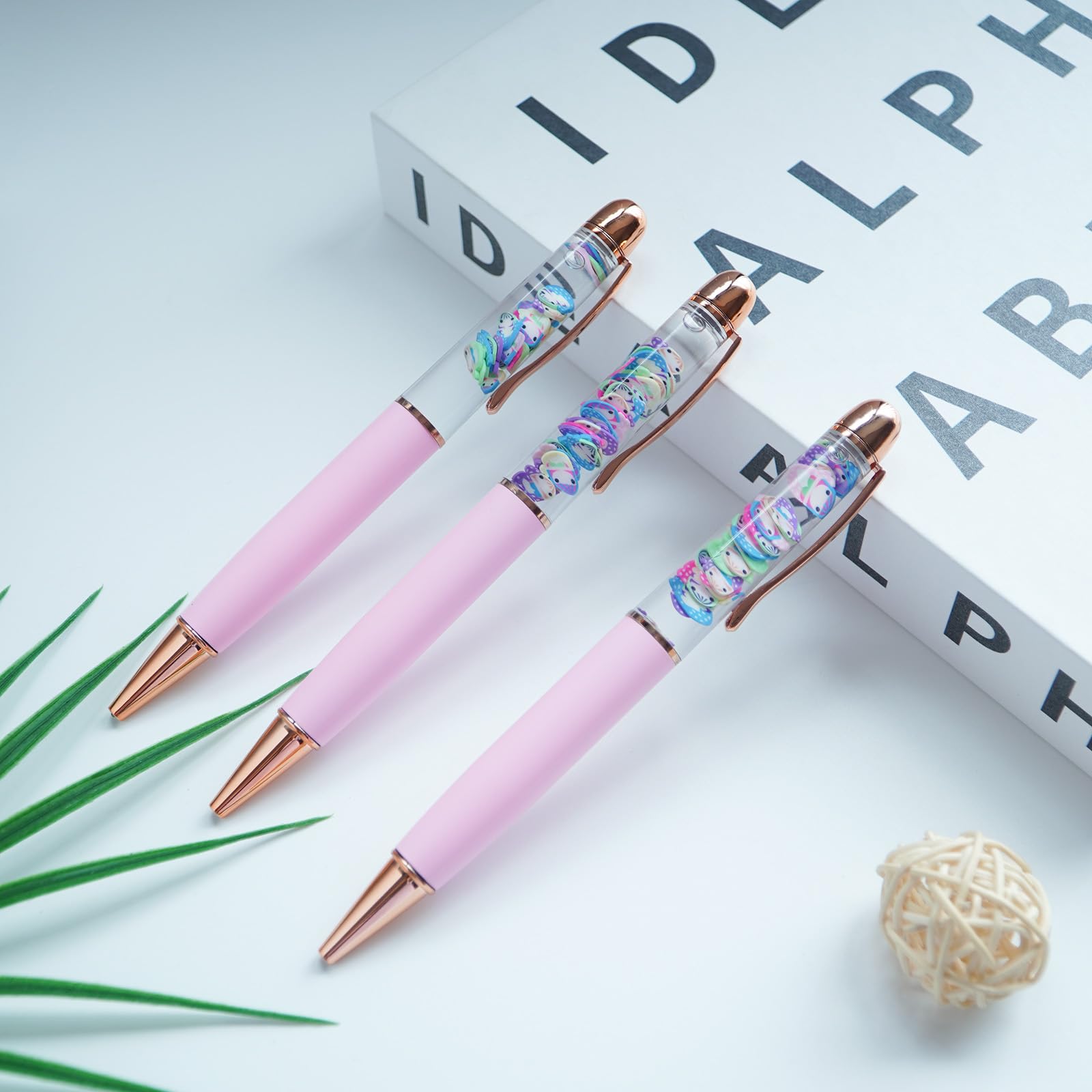 Sikyby Mermaid Funny Pens Cute Floater Floating Liquid Writing Journaling Office Pen Unique Gifts - Image 2