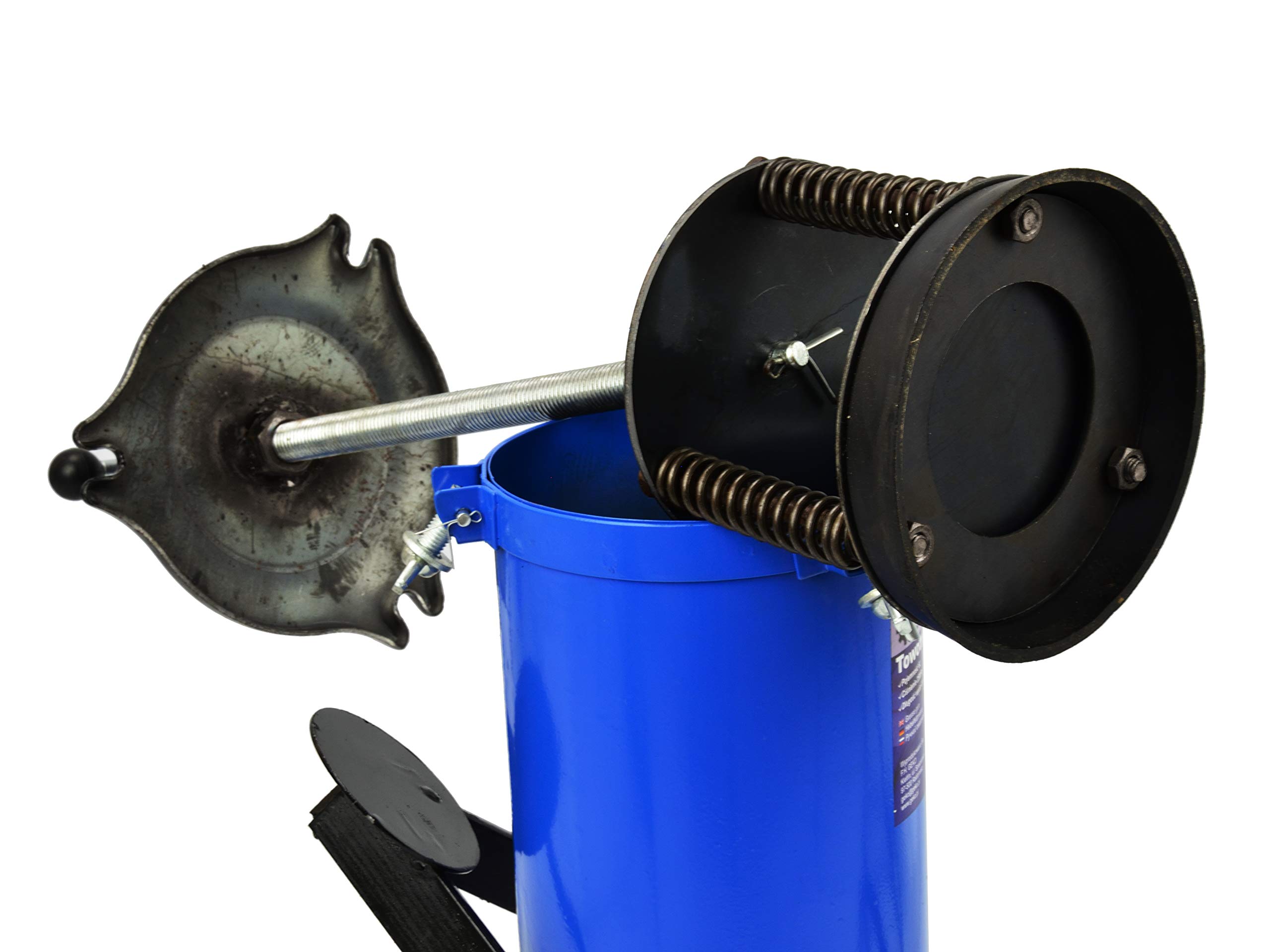 BSD Bomba de Grasa - Pistola de Engrase, Engrasadora, Bomba de Engrase con Pedal - 6L - Manguera 4m