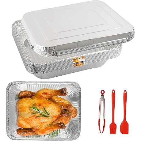 10-Pack Aluminum Pans: The Epitome of Heavy-Duty Durability for Every Occasion