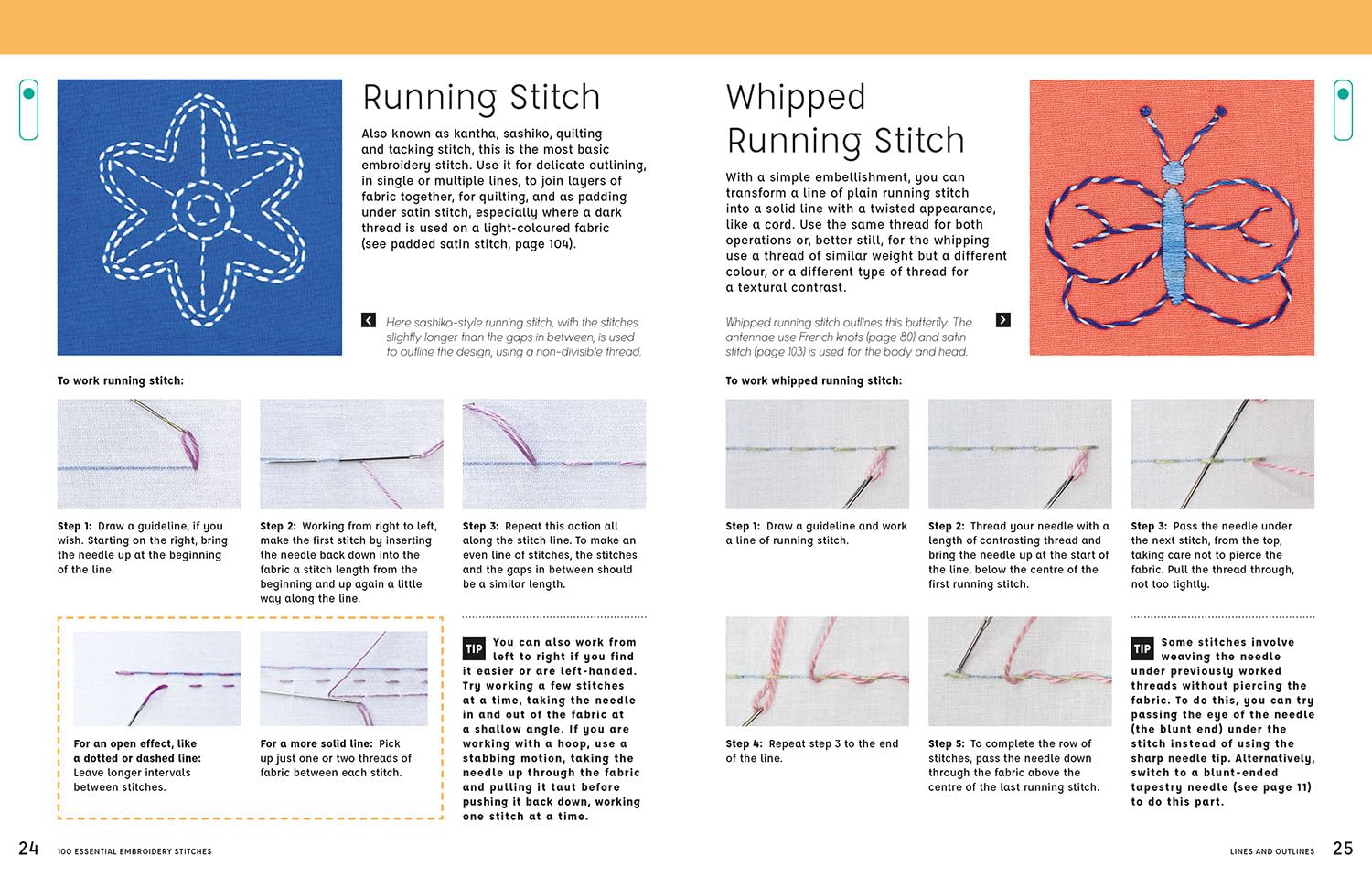 100 Essential Embroidery Stitches