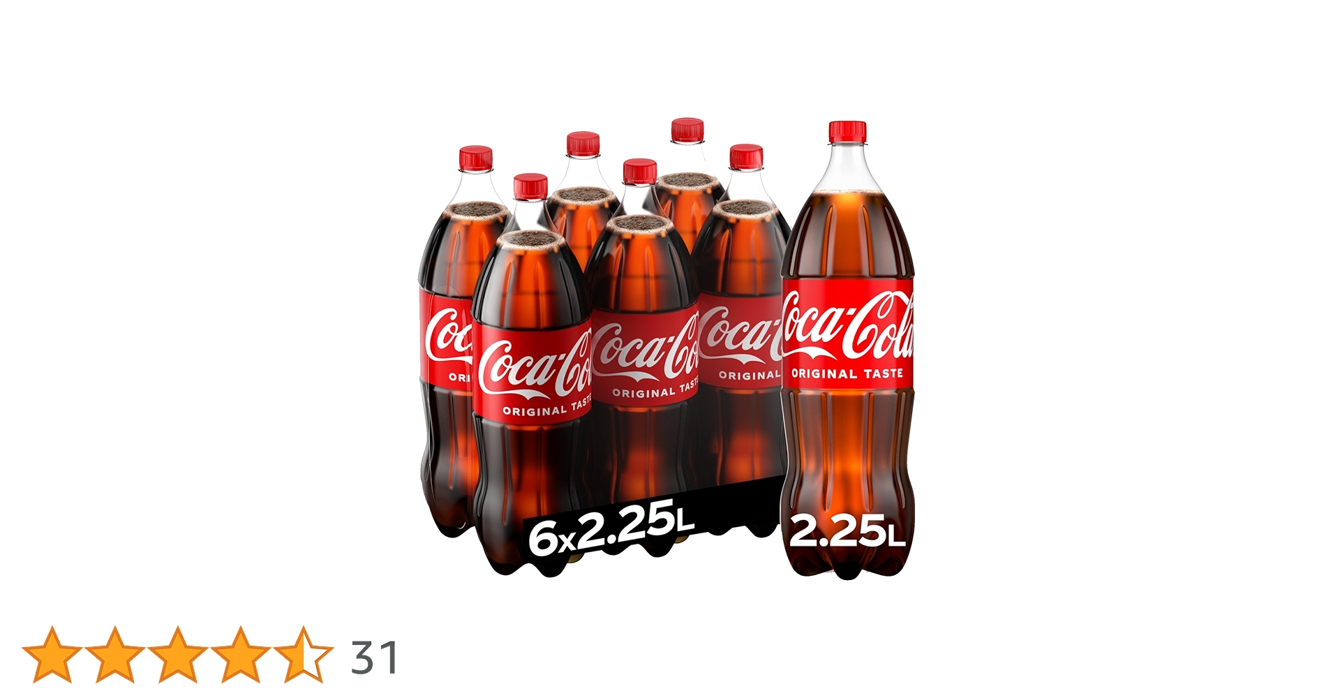 Coca-Cola Regular 6X2.25L : Buy Online at Best Price in KSA