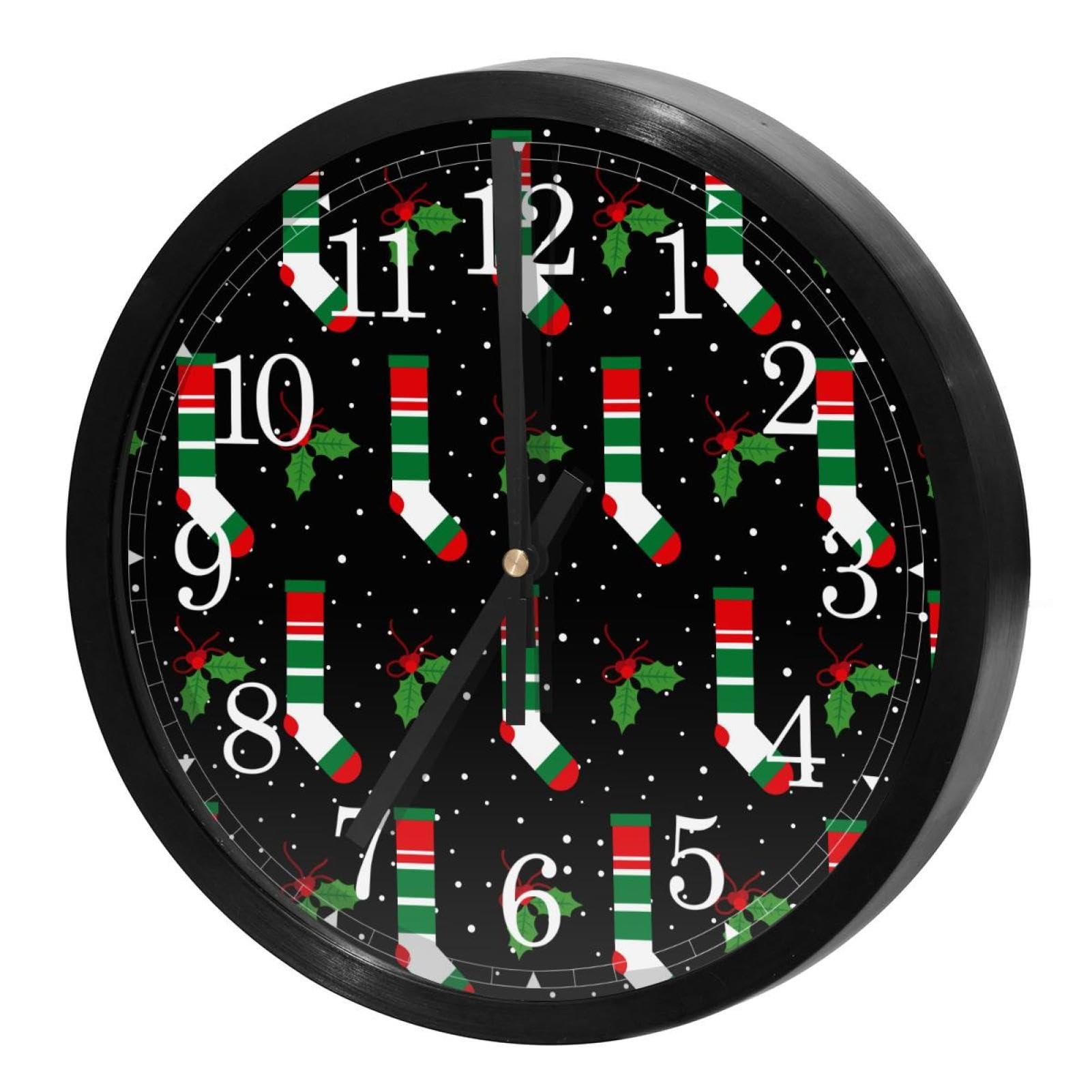 Horloge murale silencieuse à quartz sans tic-tac pour des nuits paisibles