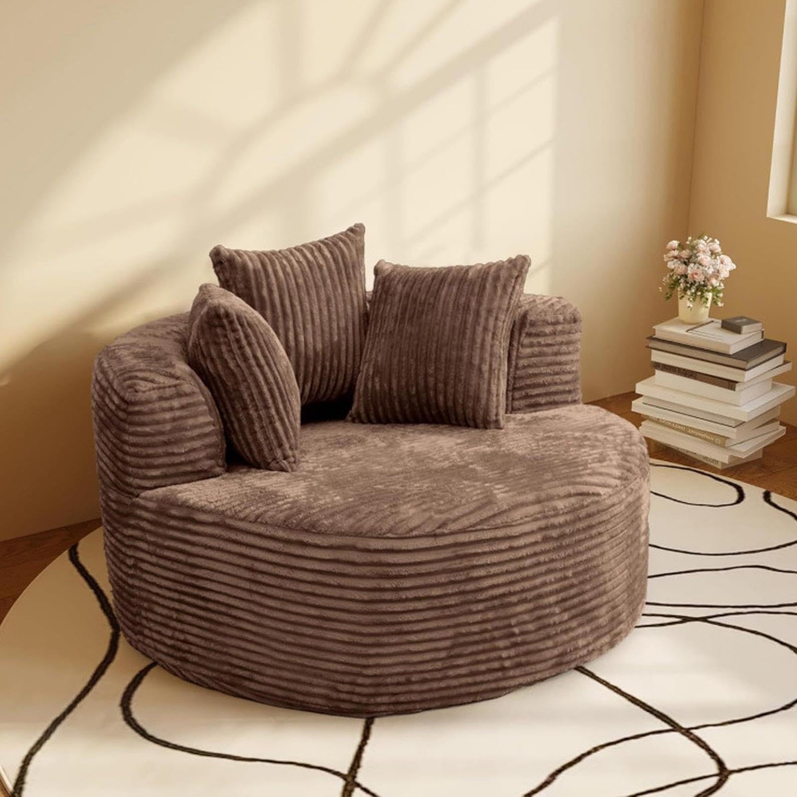 Sofa Ohne Knochen, Einzelschlafsofa für Erwachsene, Kein Zusammenbau