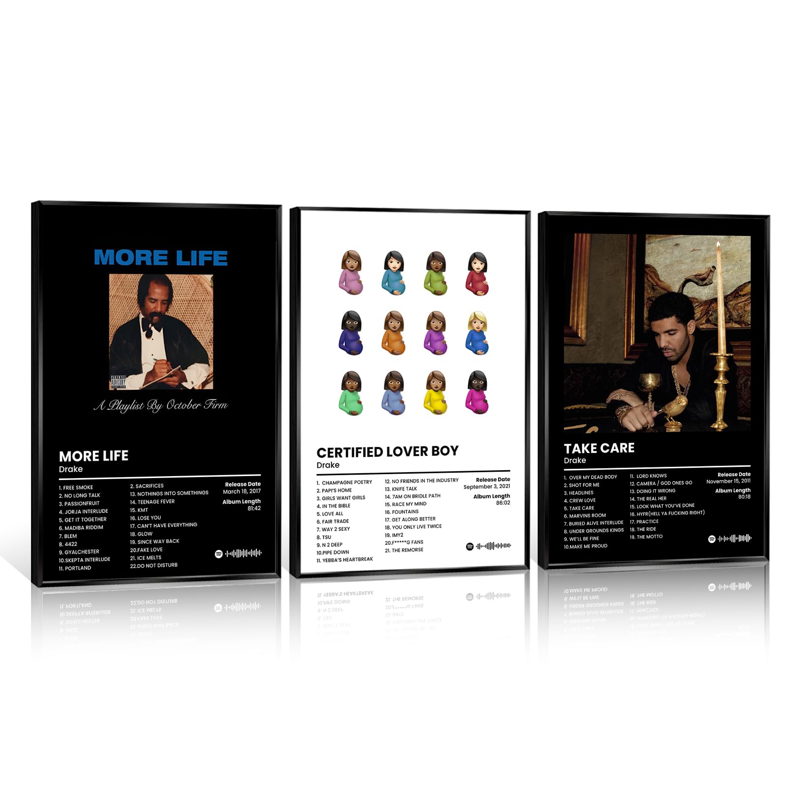 Amazon.com: Anslivle Drake Album Cover Poster, Framed 3