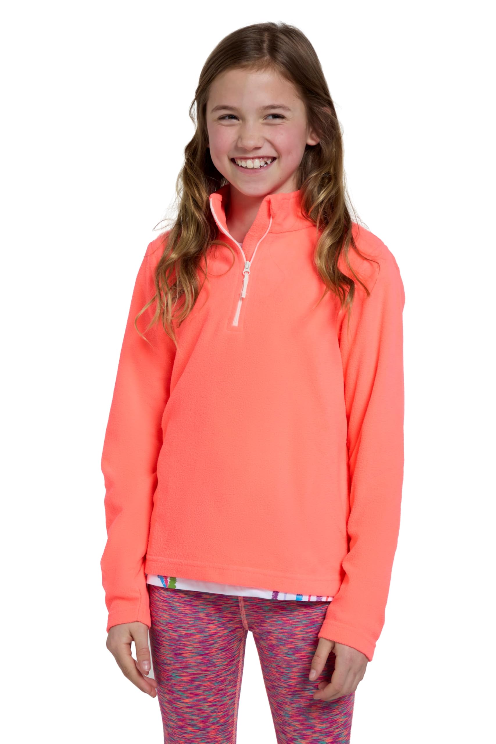 Camber II Kids Half-Zip Fleece - Pink