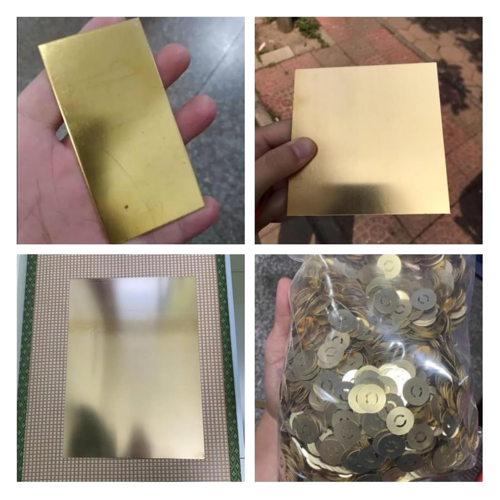 Blacha miedziana w rolkach, zwoje metalu, Arkusz mosiężny - blacha CU do przemysłu, artykuły artystyczne, rękodzieło, długość 150 mm, szerokość 100 mm, grubość 3 mm(Thickness 5mm)