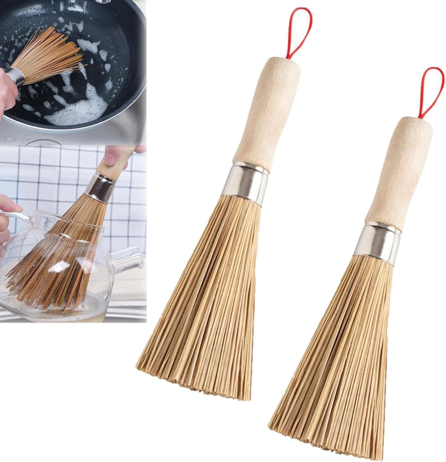 3 Pcs Spazzola Piatti Cucina Per Pulizia Della Casa Detergente Padella - Foto 10