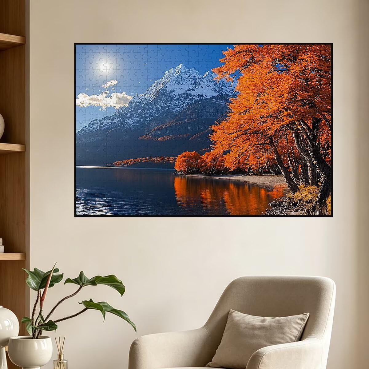Puzzle 3000 Pezzi Natura, Puzzle Adulti Autunno in Legno, 122x81cm -1417