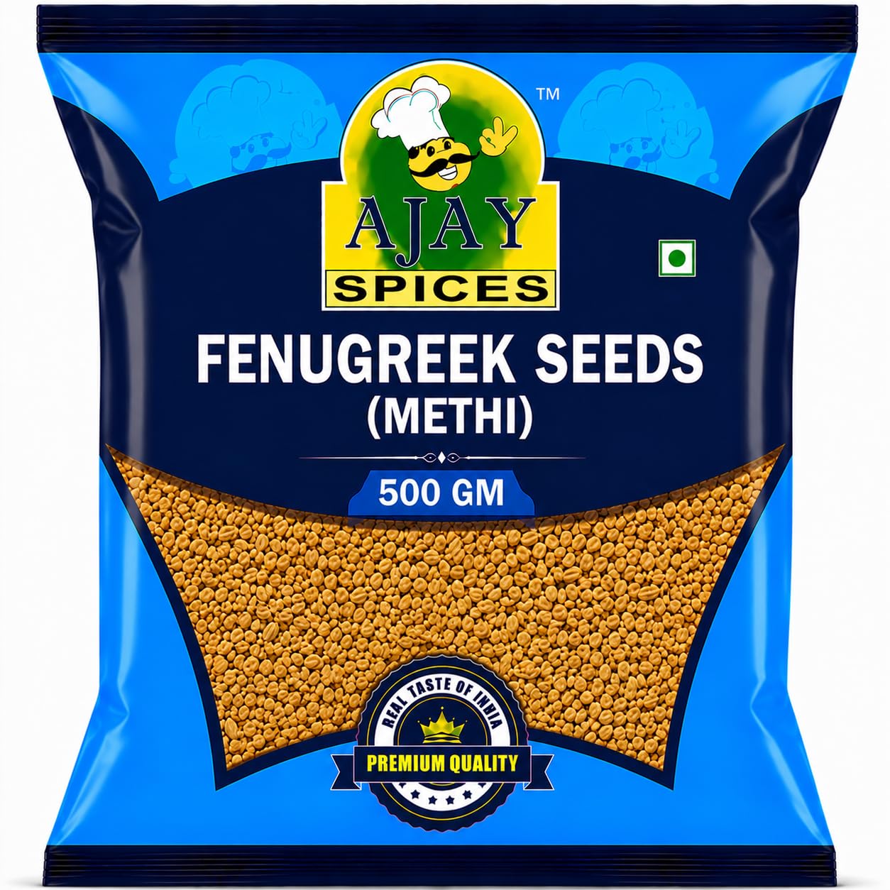 AJAY SPICES Fenugreek Seeds (Methi) 500G | Premium Quality | 100% Natural | No Preservatives | Hygienically Packed | Pack of 4-image-9