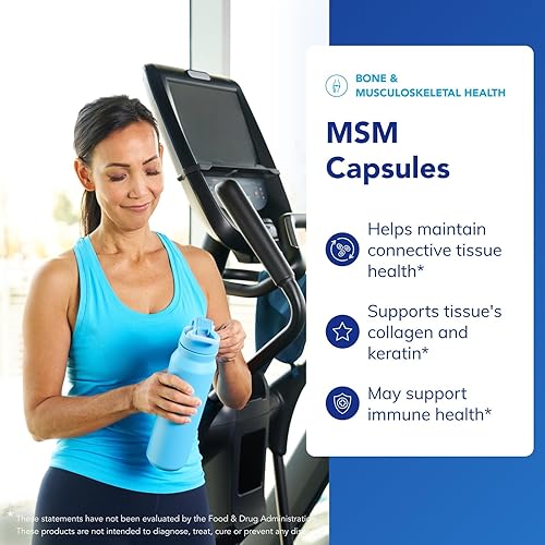 Miniatura 3 de Pure Encapsulations Cápsulas MSM  Suplemento de azufre para apoyar las articulaciones el sistema inmunológico el tejido conectivo y la salud