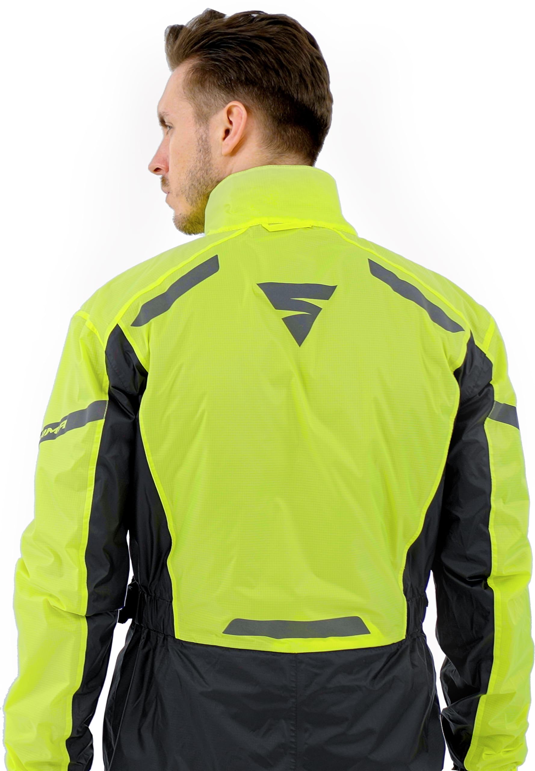SHIMA HydroDry 2.0 Impermeable Chaqueta Pantalones Traje Ropa Moto Hombre Mujer Chubasquero Visibilidad Transpirable