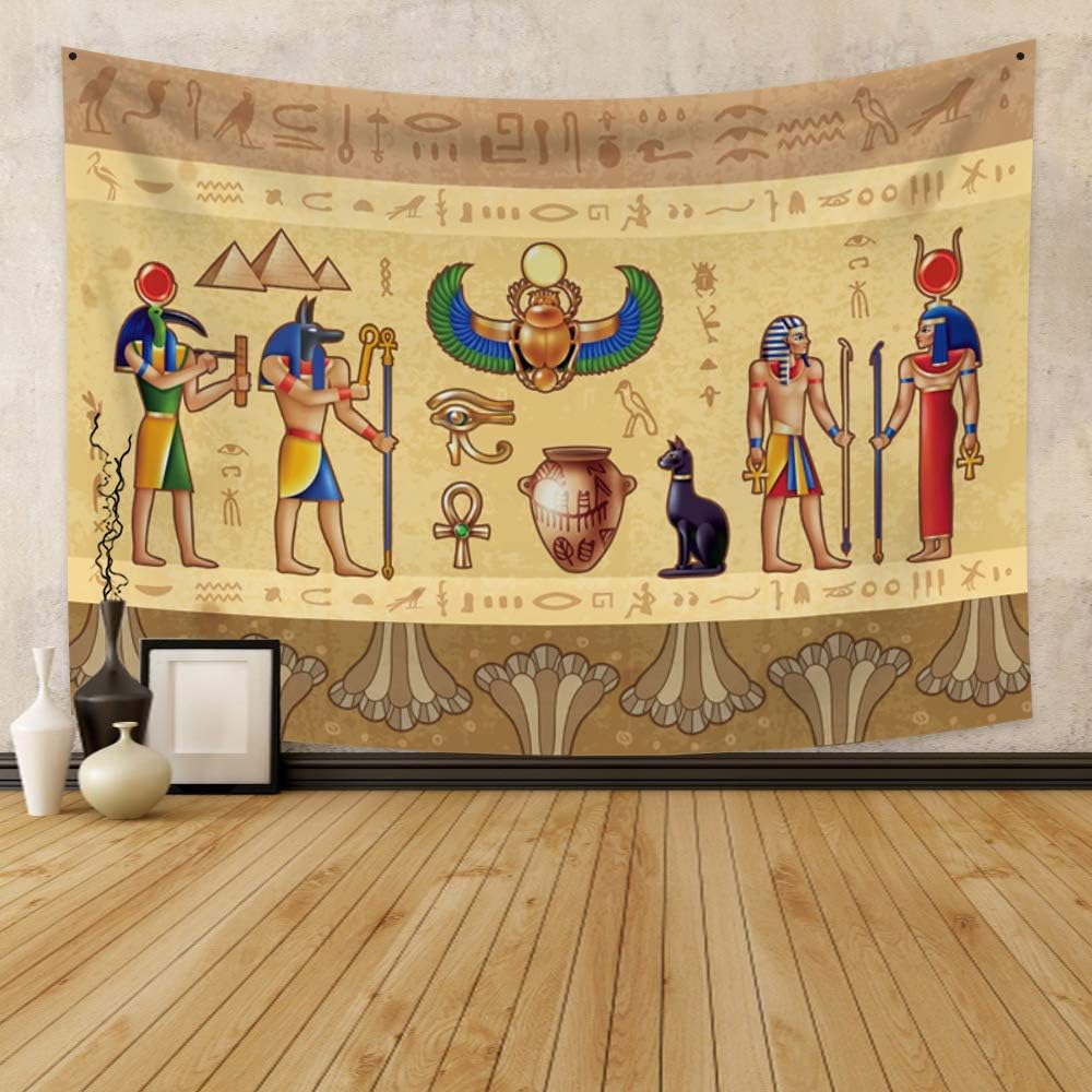 Qinunipoto Egyptian Tapestry Ancient Egypt Mythology Tapestry Wall qinunipoto-egyptian-tapestry-ancient-egypt-mythology-tapestry-wall
