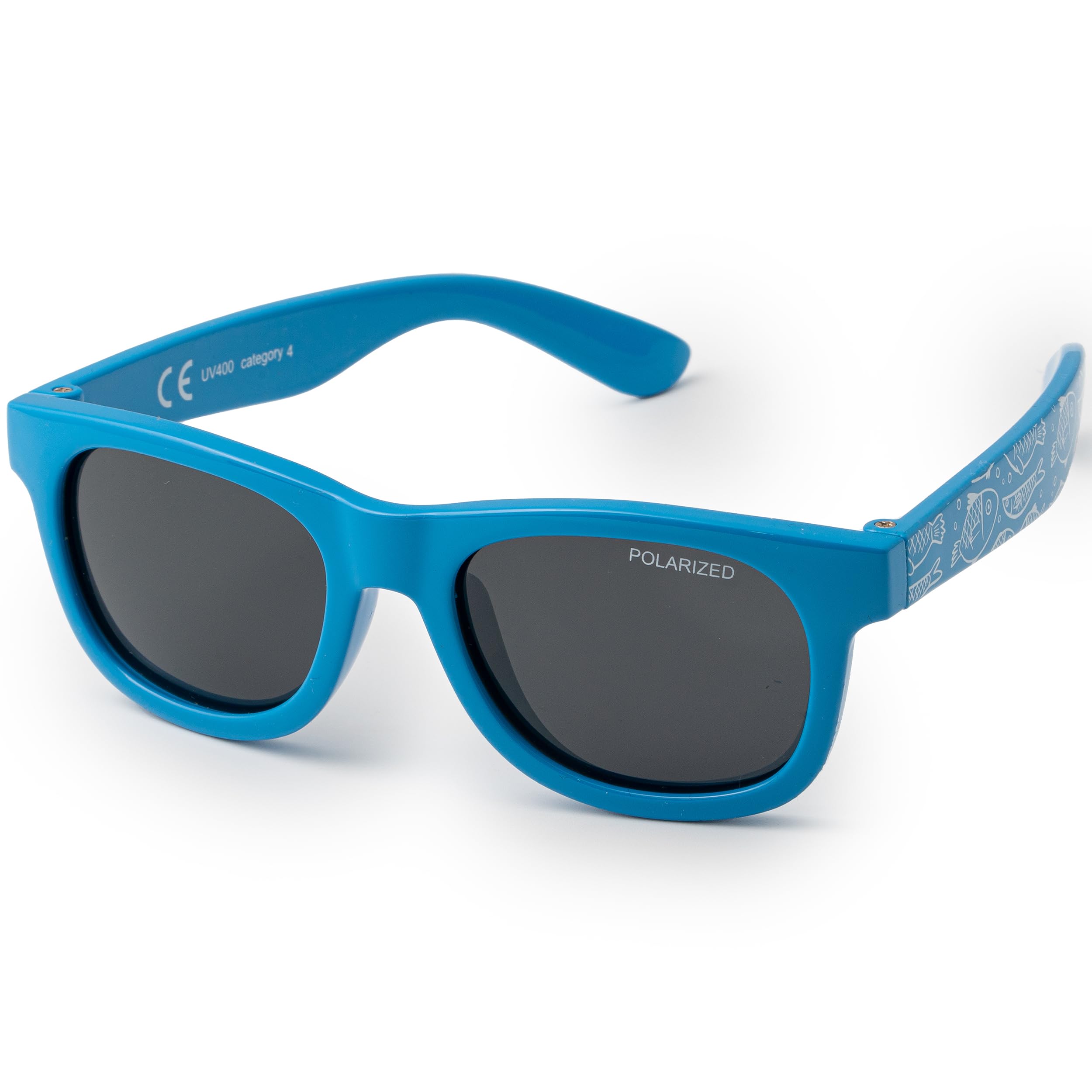 Kiddus Polarisées Lunettes de Soleil Bébé Fille & Bébé Garçon, Enfants 8-24 Mois, 100% Protection UV, Monture Flexible