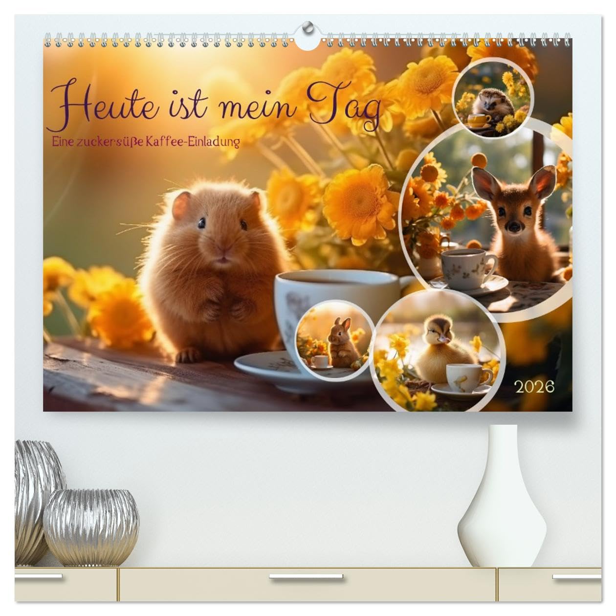 Heute ist mein Tag (hochwertiger Premium Wandkalender 2026 DIN A2 quer), Kunstdruck in Hochglanz: Es ist Zeit, unsere Träume zu verfolgen, unsere ... Potenzial zu einfalten. (CALVENDO Tiere)