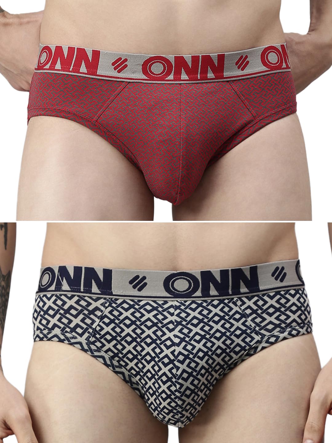 Men's Super Combed Cotton Printed Briefs with Ultra Soft Waistband | Prints May Vary | Style OS282 |-image-15