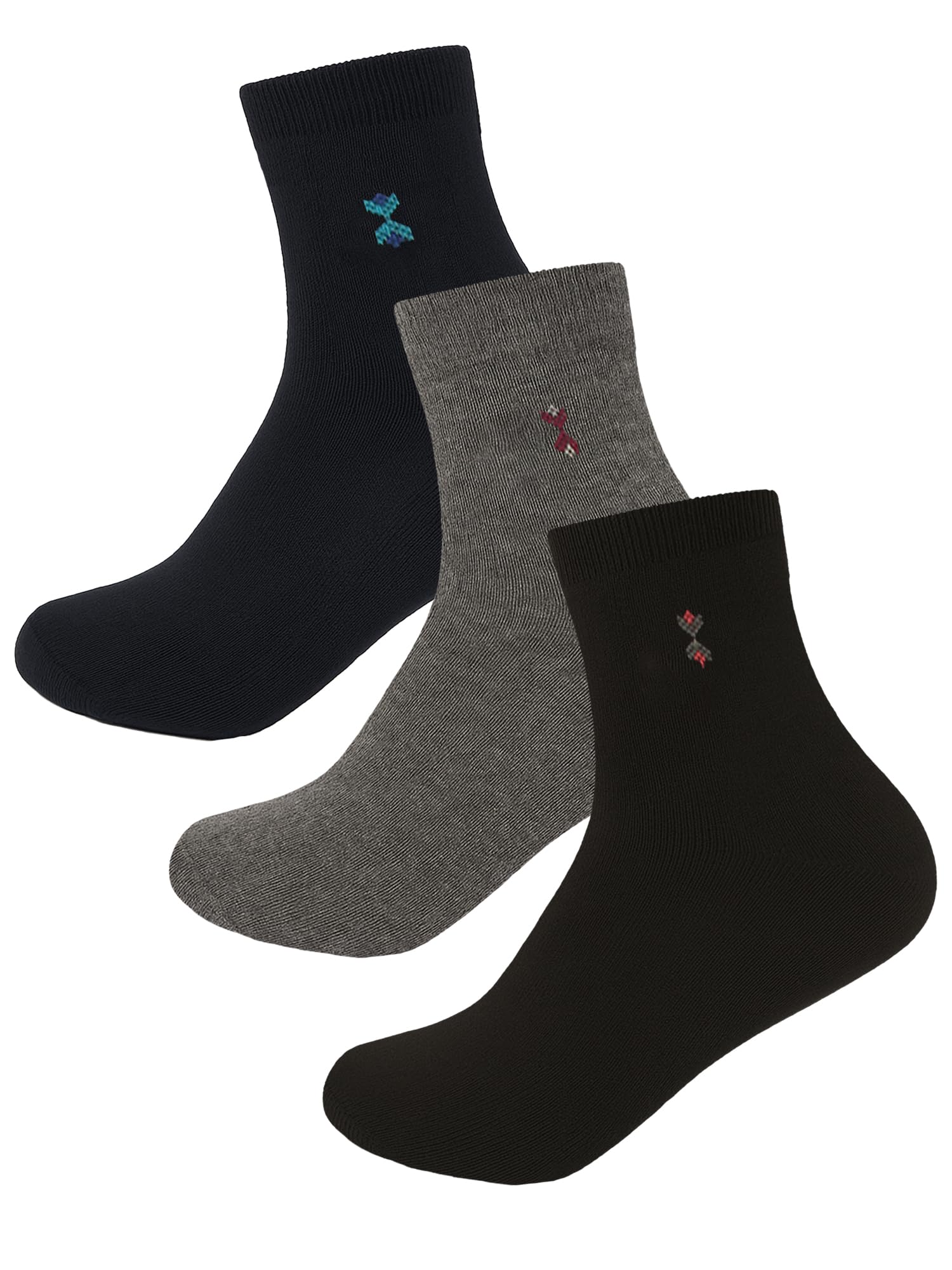 Men’s Cotton Blend Men's Short Length Socks Pack of 3 Soft, Breathable & Stretchable – Comfortable – Durable, Easy Wash Multipurpose Socks for Sports, Gym, Travel & Casual Outfits-image-45