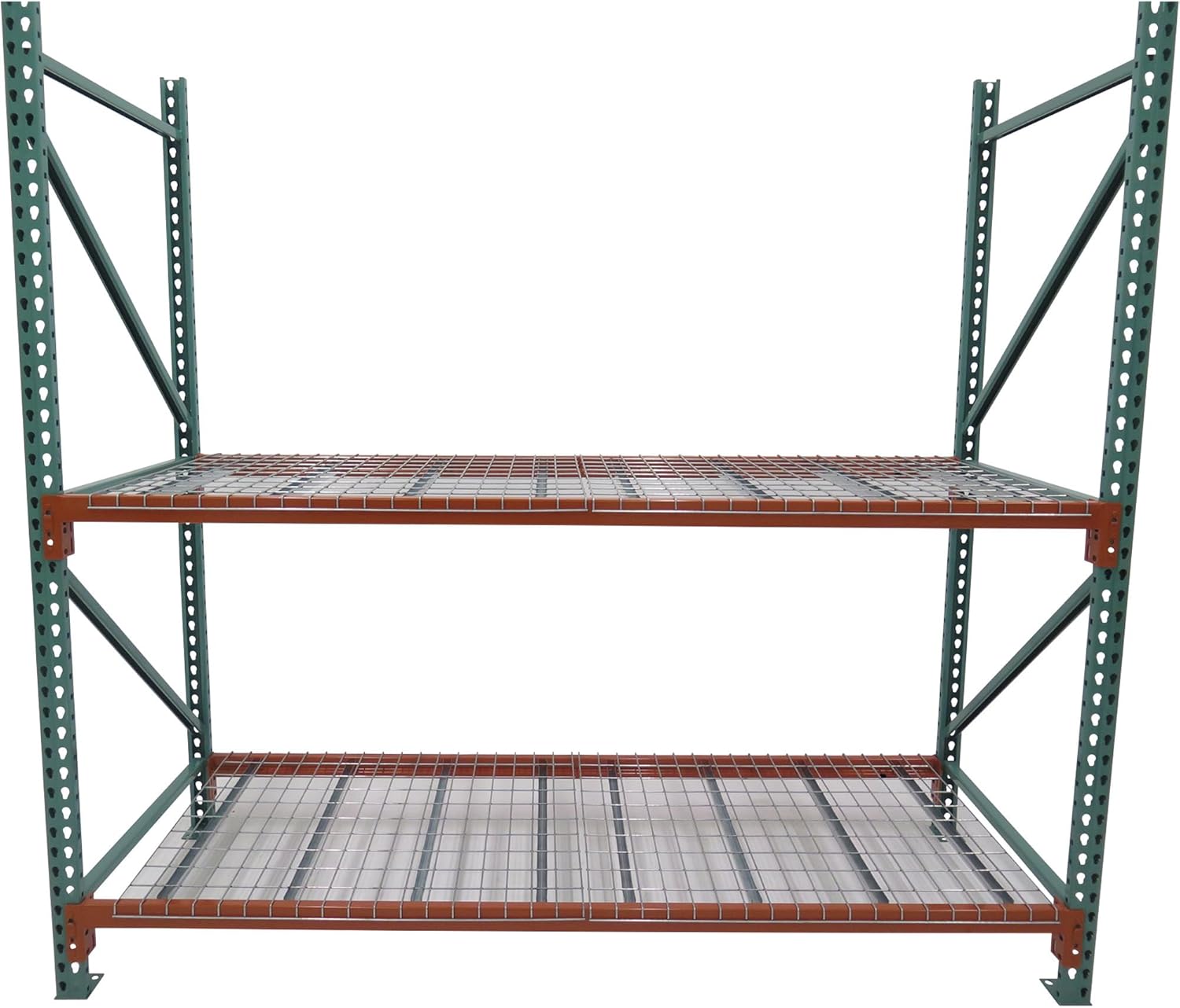 AK Industrial Teardrop Pallet Rack Frame - 36in.D x 96in.H, Model Number AK-UFI-96-36