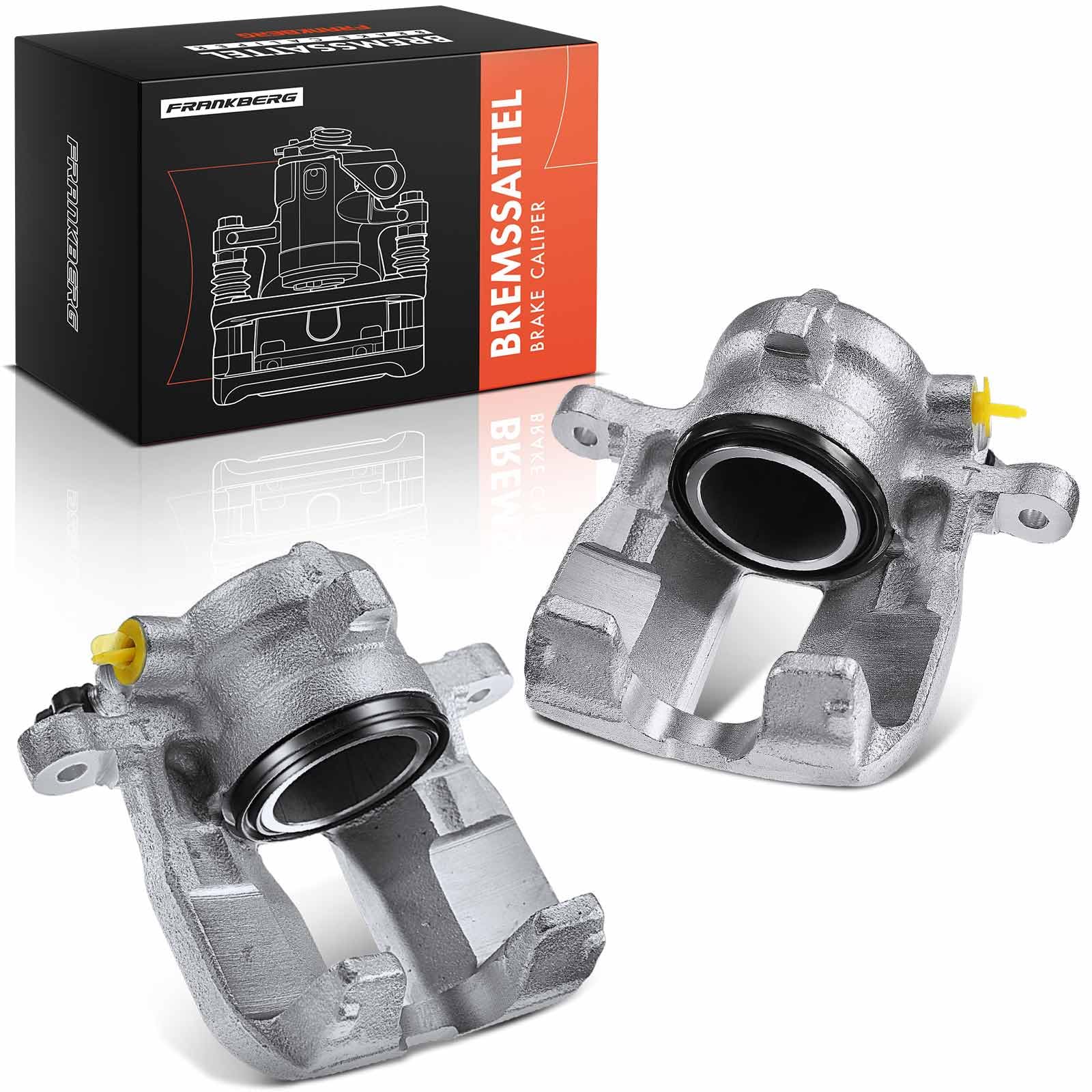 Frankberg 2x Bremssattel Bremszange Vorderachse Links Rechts Kompatibel mit A-Klasse W168 A140 1.4L A160 1.6L A170 CDi 1.7L Replace# 1684200383