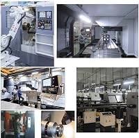 360° Forgatható CNC Munkalámpa - 18W LED Műhelylámpa Ipari Gépekhez, Garázsba - 500mm Vízálló Világítás 220V 1659 Lumen 6