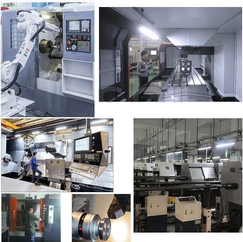 360° Forgatható CNC Munkalámpa - 18W LED Műhelylámpa Ipari Gépekhez, Garázsba - 500mm Vízálló Világítás 220V 1659 Lumen