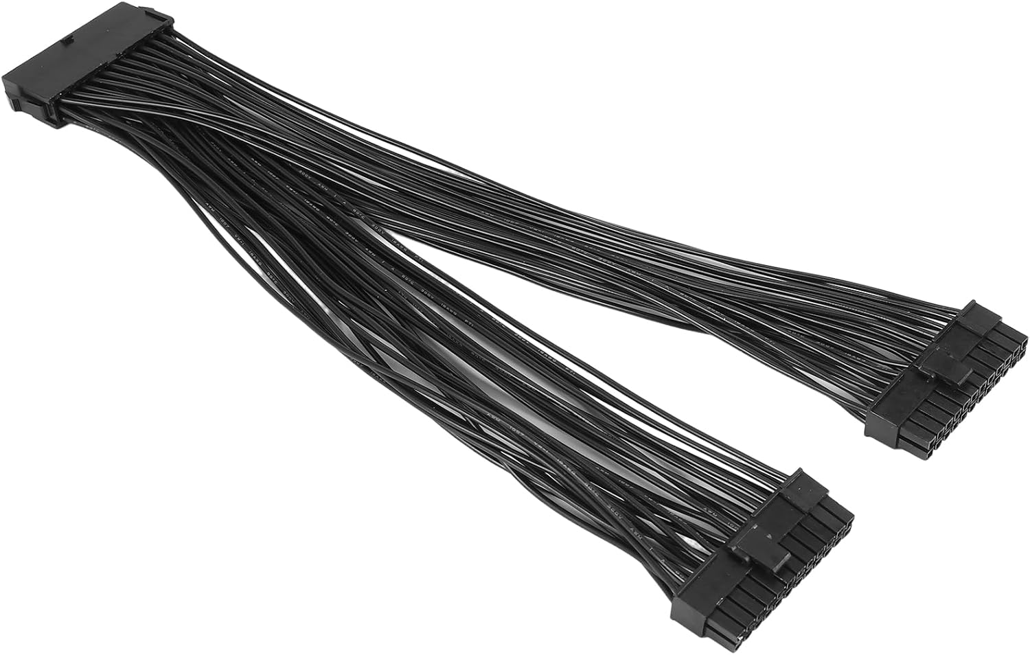 Dual PSU Power Supply 24-Pin ATX Motherboard Splitter Cable,24Pin(20+4) for ATX Motherboard Extension Cable