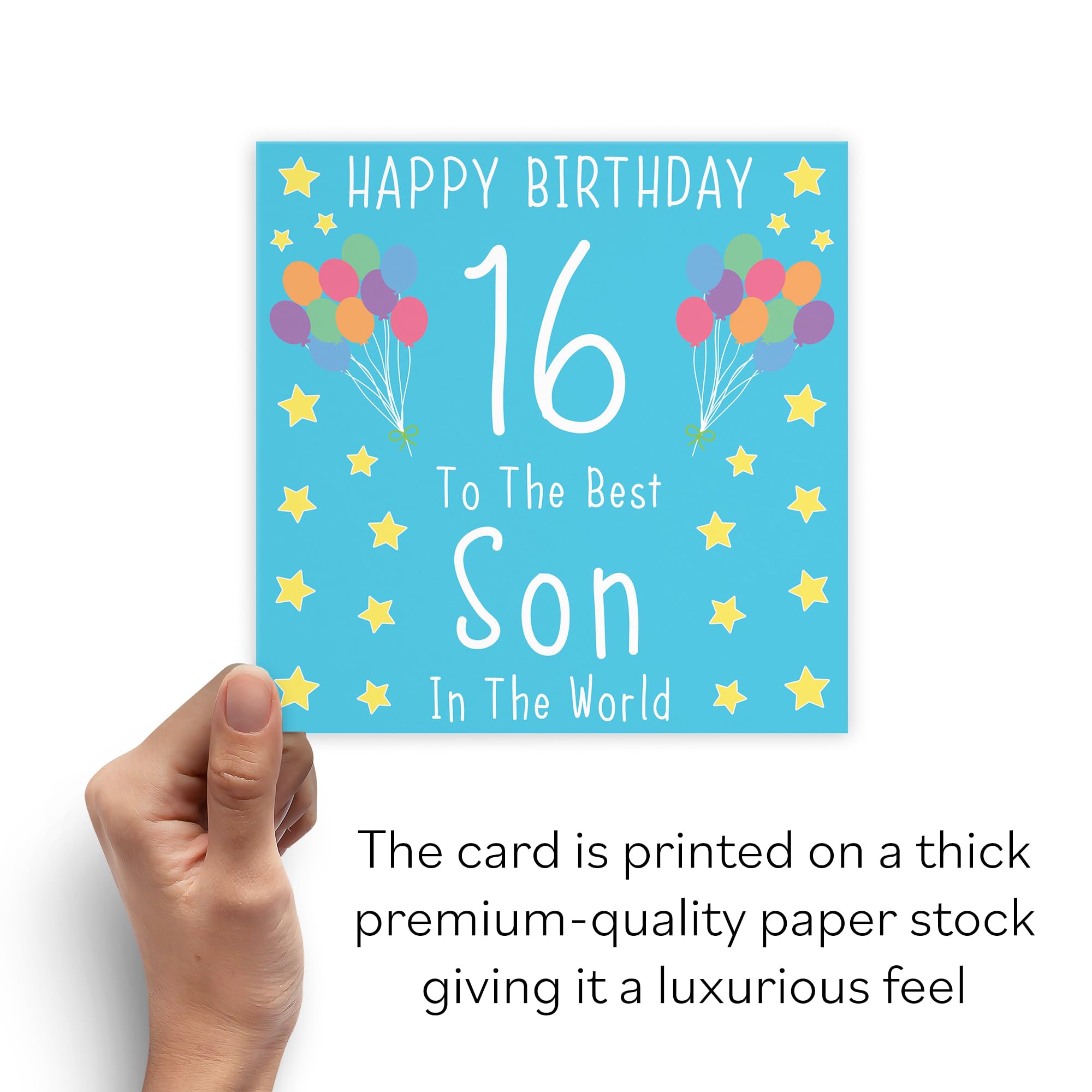 Biglietto di auguri per il 16° compleanno Biglietto di auguri personalizzato per il 16° compleanno, ragazzo di 16 anni, ragazza di 16 anni, 16° compleanno, 16 - Italia