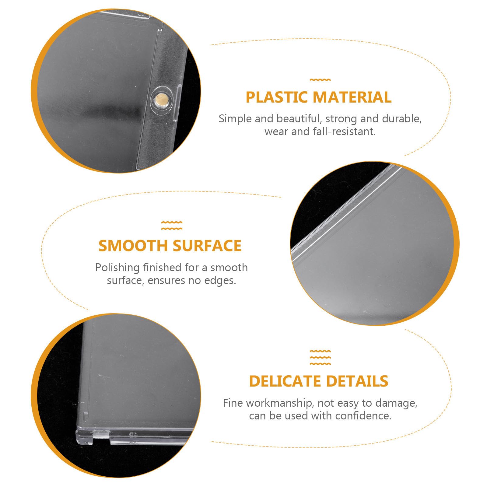 iplusmile 10 Pezzi Portacarte Magnetico per Carte da Scatola Protettiva