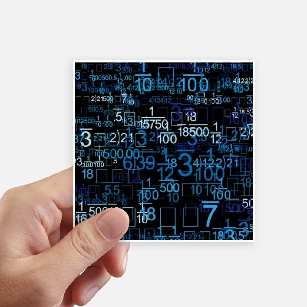 Autocollant science technologie stickers mur valise ordinateur 8Pcs