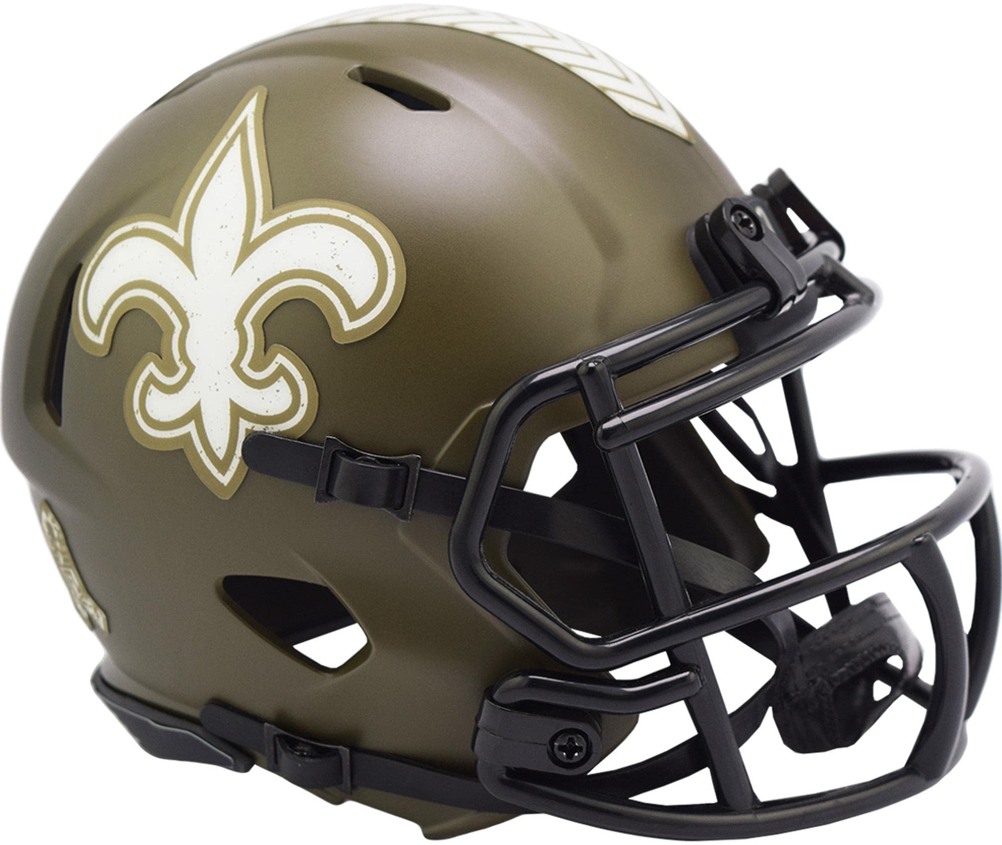 Riddell Speed Mini Football Helmet SALUTE New Orleans Saints