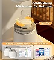 Vista 7 de Advanced - Máquina de fórmula para bebés con mezcla y limpieza automática, dispensador de fórmula rápido con sensores precisos, agua caliente