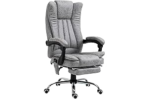 Vinsetto Microfiber Office Chair: Comfort and Massage at Your Fingertips