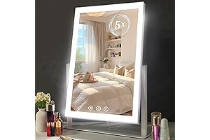 Illuminating Vanity Mirror Desk: A Hollywood-Style Glow for Your Beauty Routine