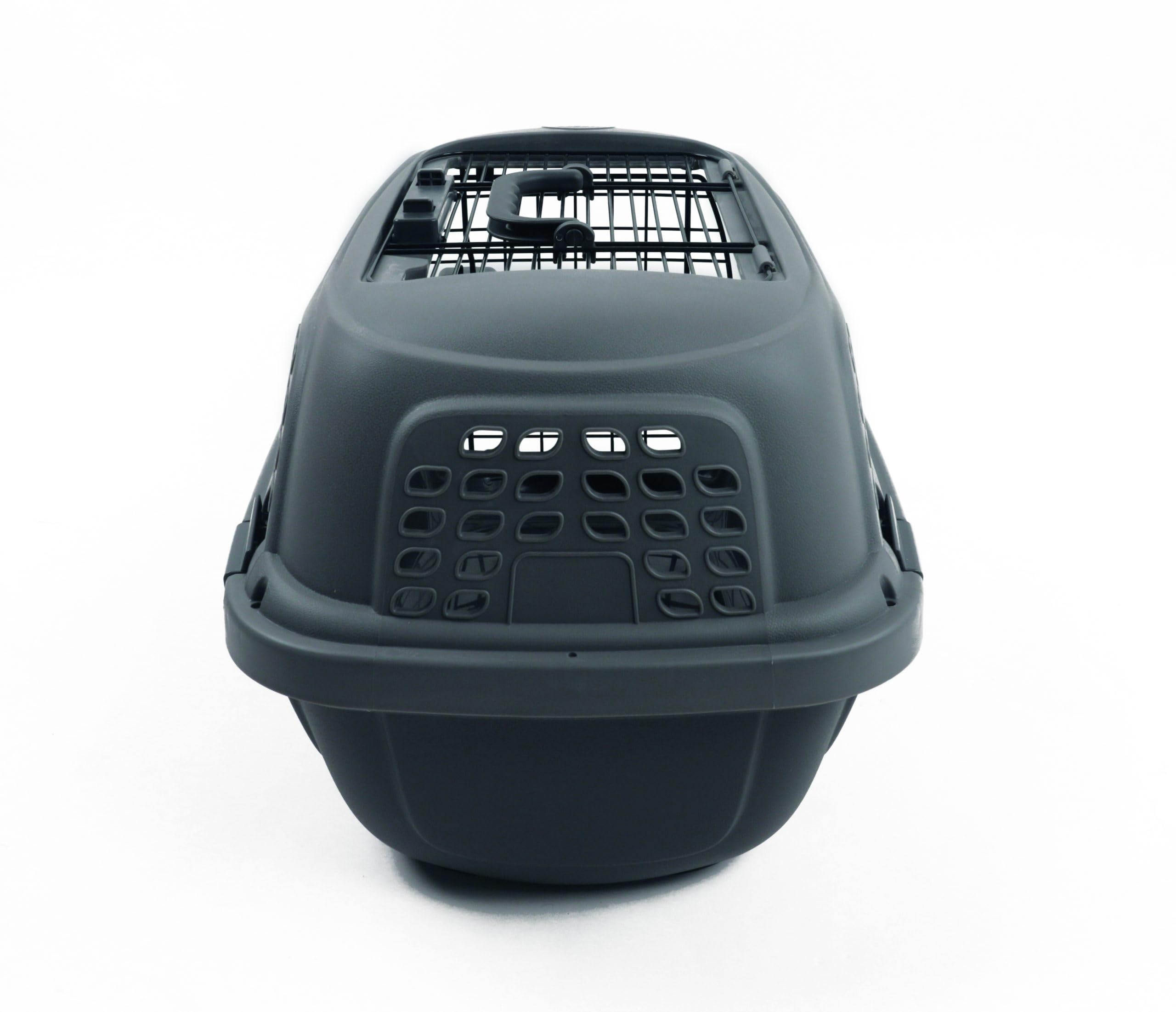 MPETS Transportbox Eco Giro S Katze Dunkelgrau Kunststoff