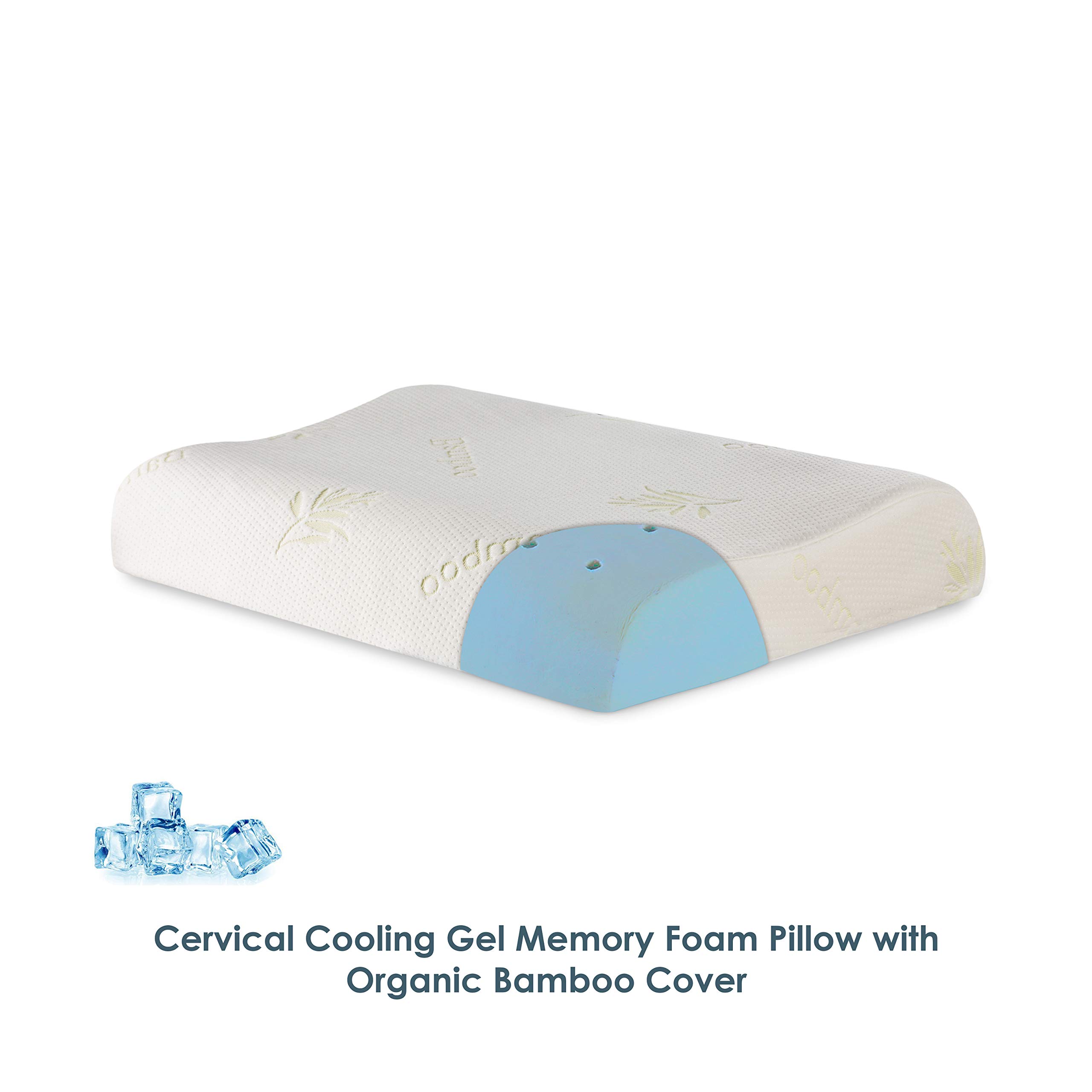 Buy The White Willow Orthopedic Cervical Cooling Gel Memory Foam Pillow