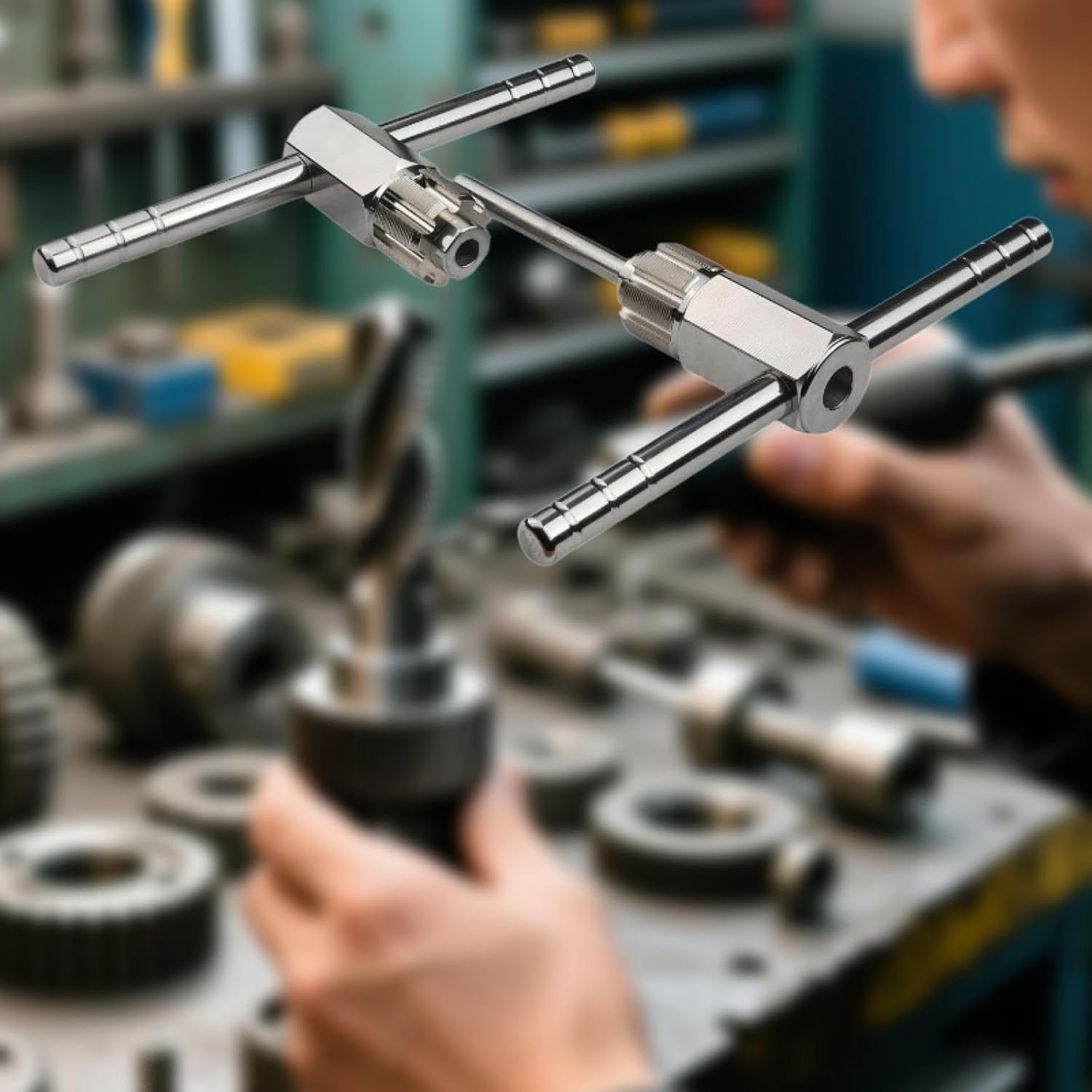 Bicycle Bottom Bracket Tapping Tool, Bicycle Repair Tool, Practical Sturdy Easy Handling Bike Tap Repair Kit