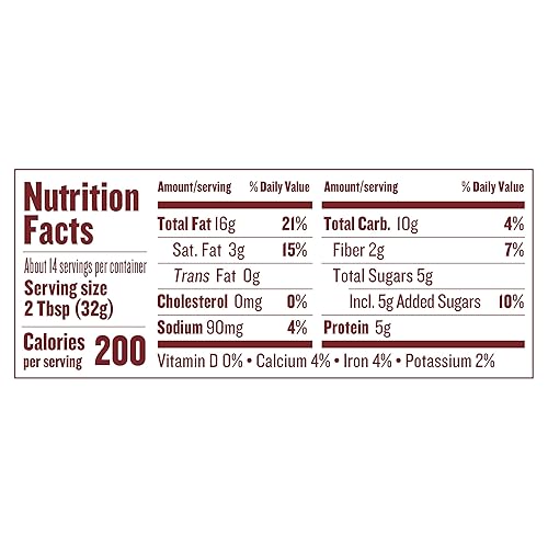 Miniatura 10 de Mantequilla natural de avellana y chocolate Justins Nut 16 oz