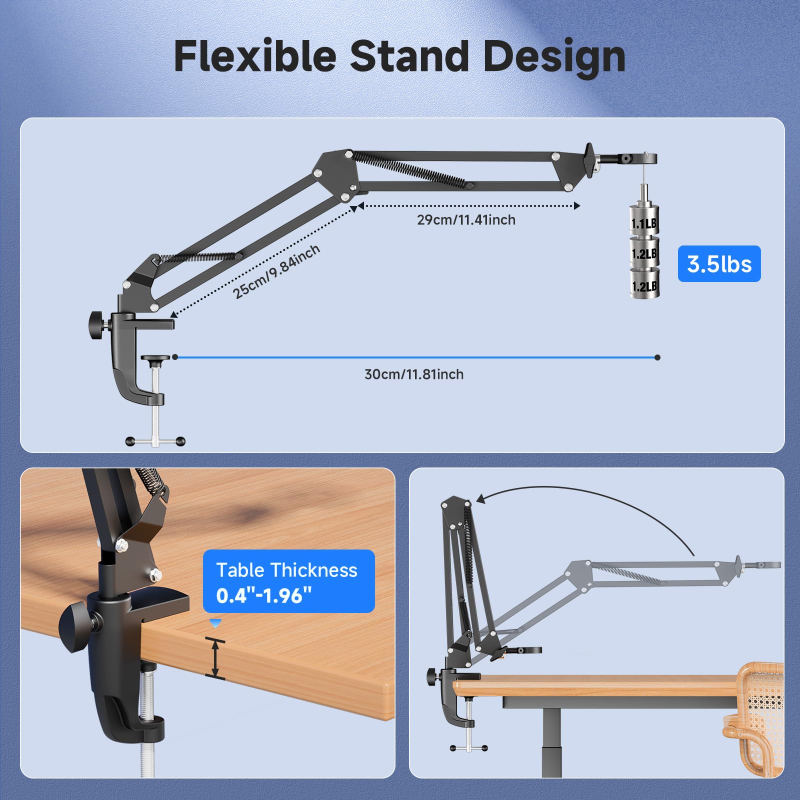 Flex Microscopio digital con pantalla IPS de 5 pulgadas, microscopio de soldadura con brazo flexible, suministros de colección de monedas de aumento de 1000x para reparación electrónica, PCB, plantas