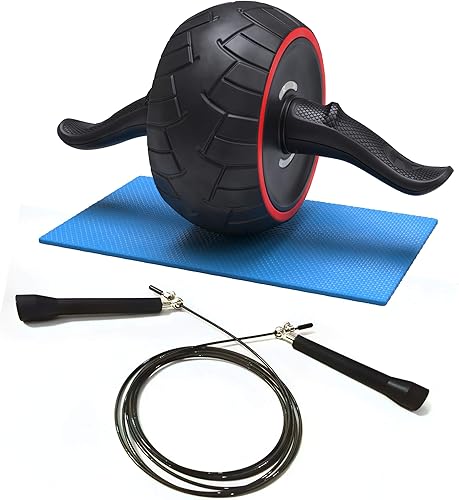 Miniatura 7 de Rodillo Ab para abdominales ejercicio ejercicio Fitness Ab rueda rodillo rodilla estera resistencia bandas de gimnasio en casa equipo para hombres
