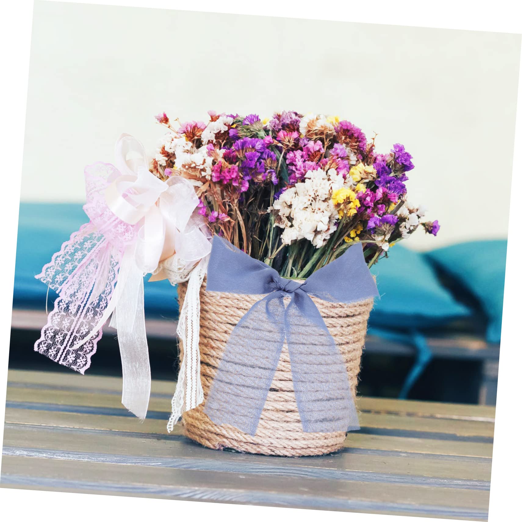 VILLCASE 12stücke Teiliges Fransenband Aus Chiffon Yards Pro Für Hochzeitsdekoration Blumensträuße Und Geschenkverpackungen
