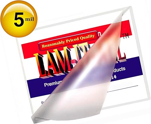 Miniatura 2 de Bolsas de laminación en caliente tamaño legal 9 x 14-1/2 [paquete de 100] 5 mil transparentes