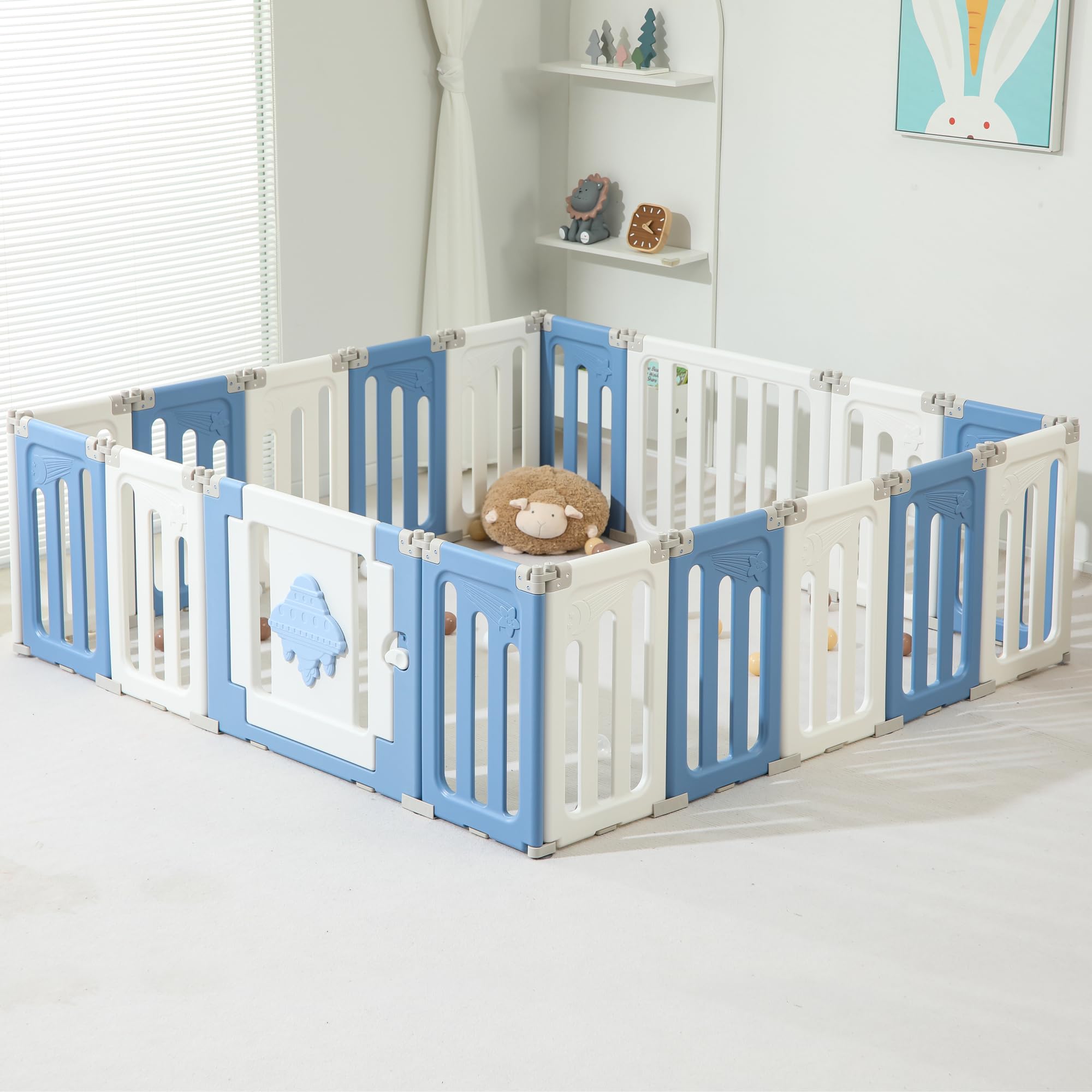 Amazon.com : Baby Play Pen, 18 Panels Extra Large Baby Playpen ...