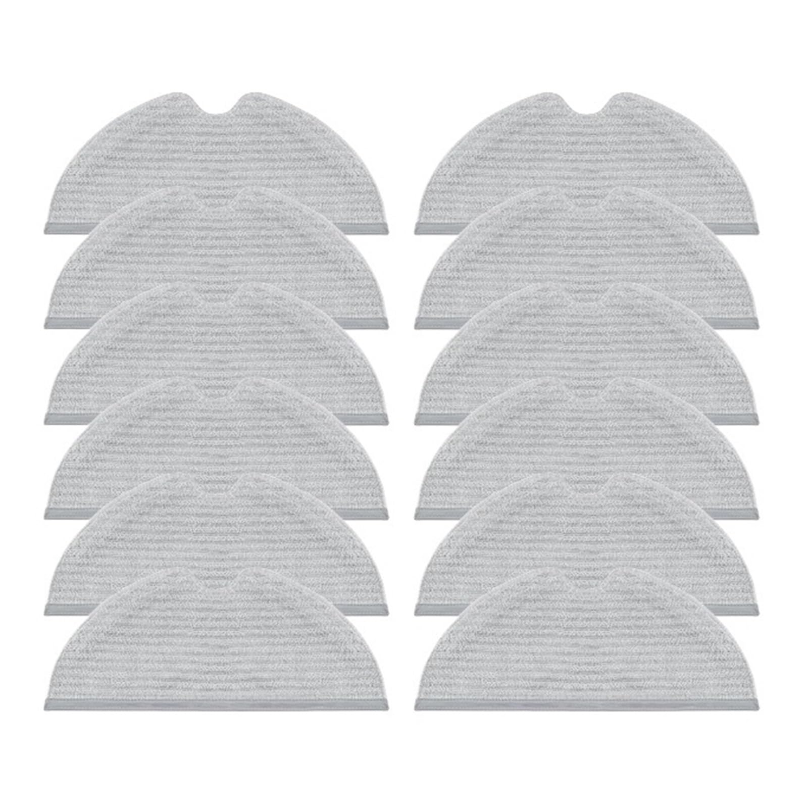 LMRXOFE Robot Mop Cloth,Compatible For XiaoMi,Compatible For Dreame,F9 RVS5-WH0 Water Tank Robot Vacuum Cleaner Rag Stents Replament Spare Parts(12pcs)